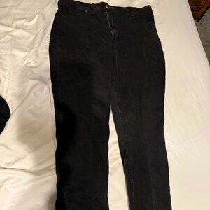 Old Navy Black Denim Straight Jean